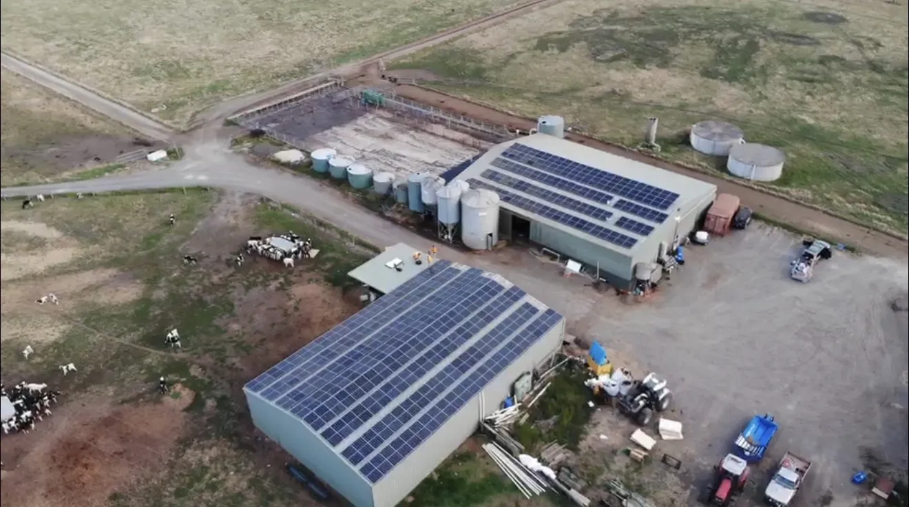 Mildura Farm solar installation photo 1